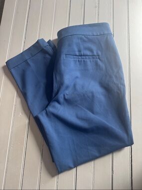 Loft Straight Leg Pants Blue Size 10